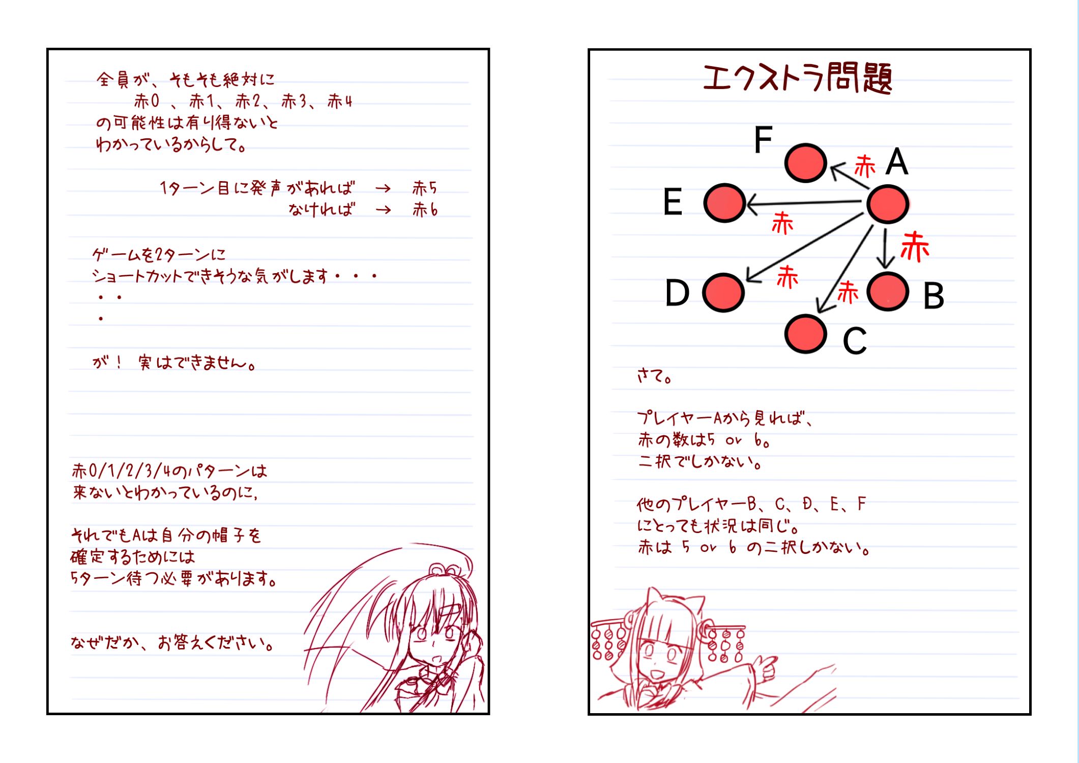 帽子当てゲーム 解答編B 9