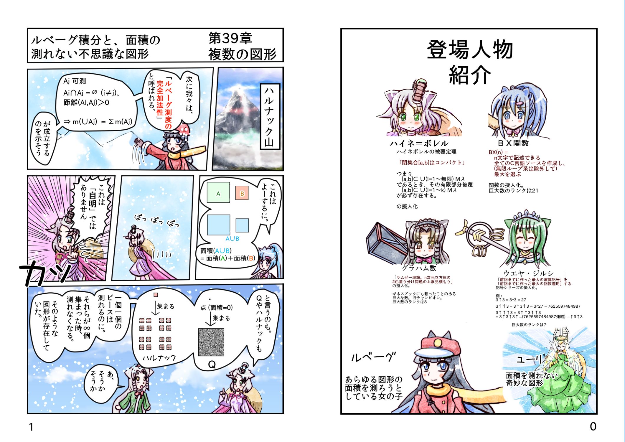ルベーグ積分と 39 01